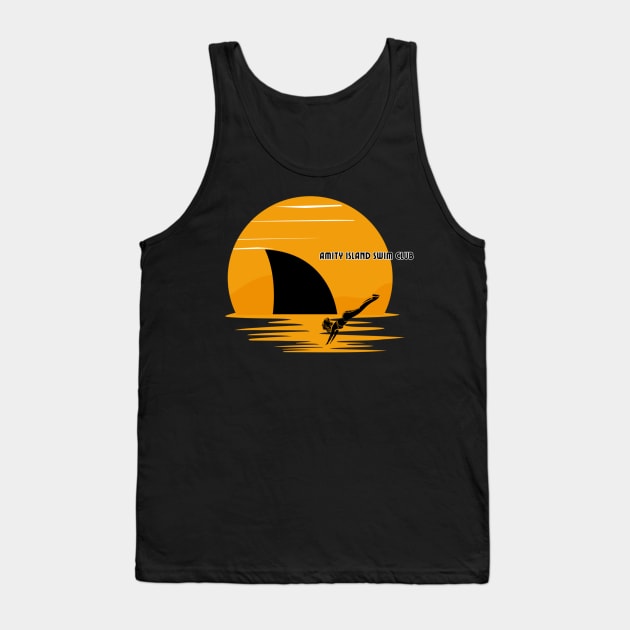 amity island swim club Tank Top by FacePlantProductions